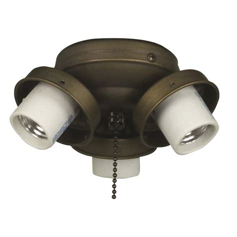 Simple 1-Light Bronze LED Ceiling Fan Light Kit. . Harbor breeze light kit